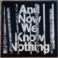 Israel Vines "And Now We Know Nothing" vinyl sleeve